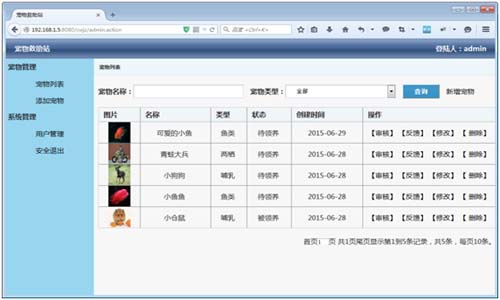 寵物救助站后臺首頁-畢業(yè)設(shè)計(jì) 寵物救助站后臺首頁-畢業(yè)設(shè)計(jì)